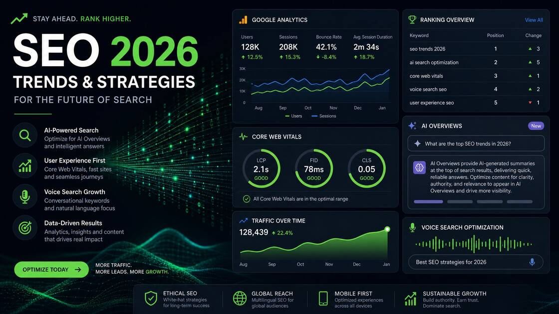 Image de couverture: SEO 2026 : Les Tendances qui Vont Changer le Classement