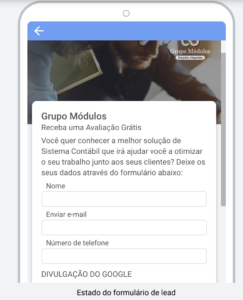 Formulaire d'Extension d'Annonce de Leads de Google Ads
