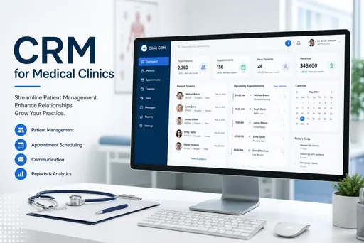 CRM para Clinicas: Organize Pacientes e Consultas