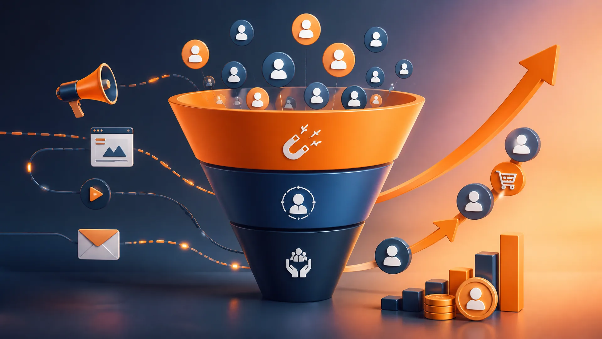 Imagem de capa do artigo: Entonnoir de Vente dans le Marketing Digital : comment structurer de zéro et escalader