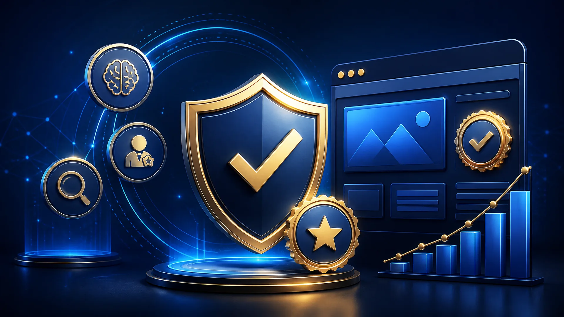 Imagem de capa: E-E-A-T e Autoridade Digital: Como Construir Credibilidade na Era da IA em 2026