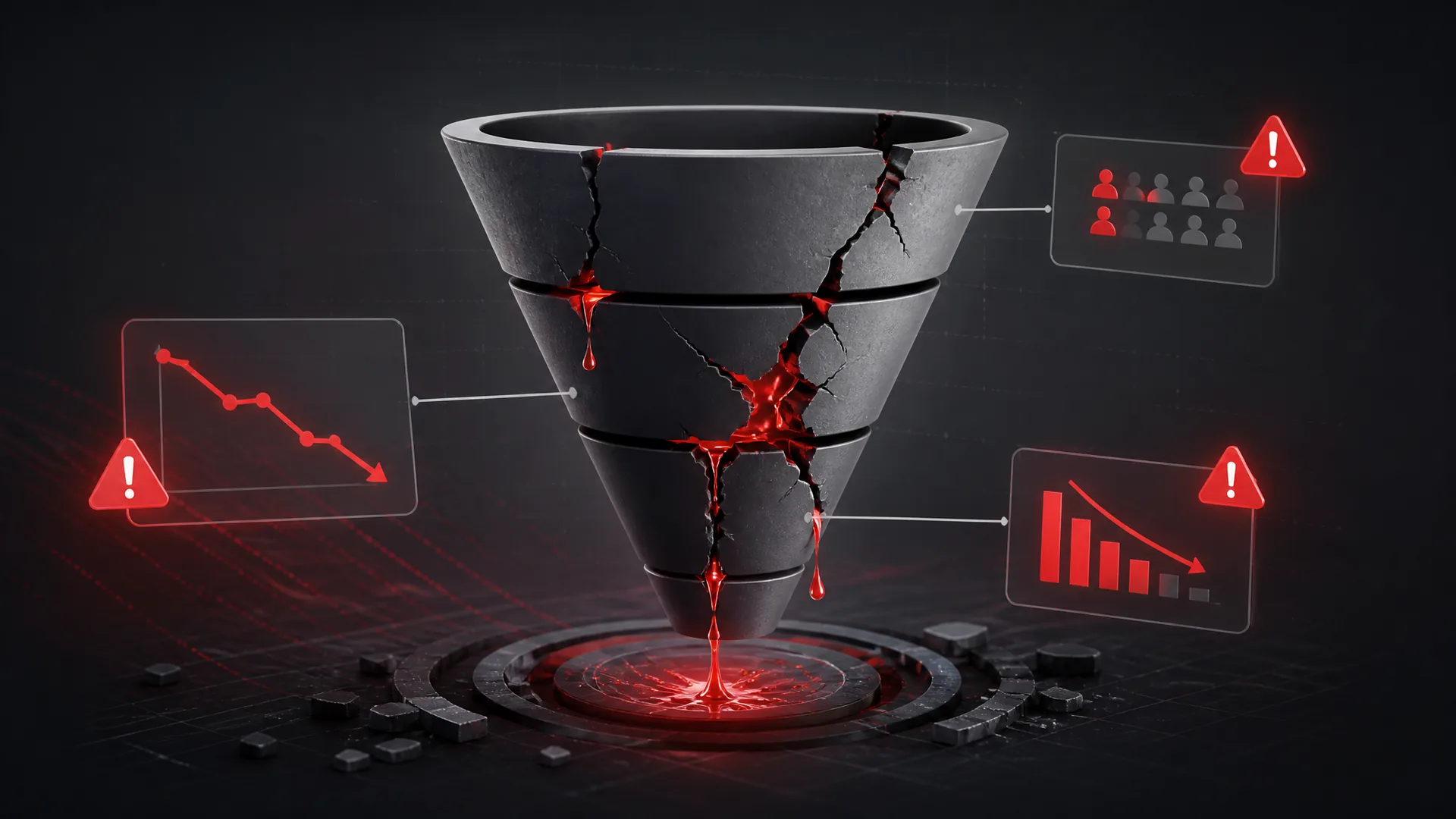 Imagem de capa do artigo: 3 signaux que votre funnel de vente est cassé