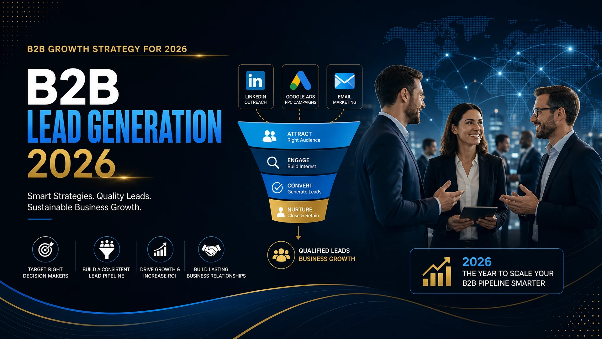 Imagem de capa do artigo: Génération de Leads B2B : Stratégies qui Fonctionnent en 2026